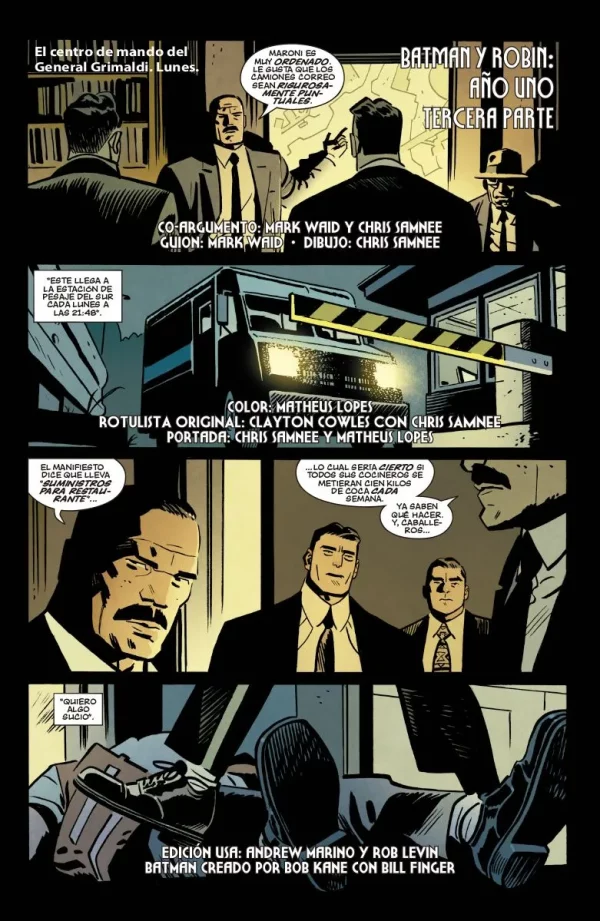 Cómic Batman y Robin: Año Uno 03 - interior 1