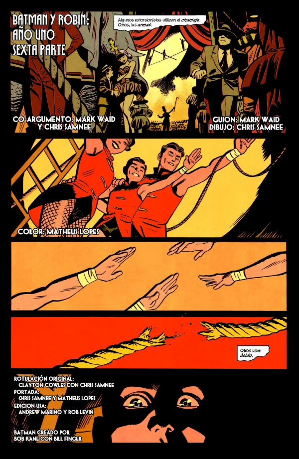 Cómic Batman y Robin: Año Uno 6 - Interior 1