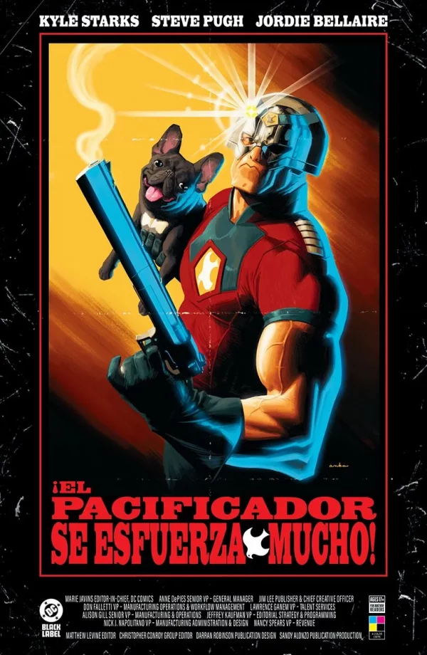 Cómic DC Black Label: ¡El Pacificador se Esfuerza Mucho!
