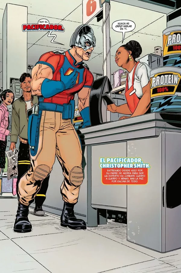 Cómic DC Black Label: ¡El Pacificador se Esfuerza Mucho! - Interior 4