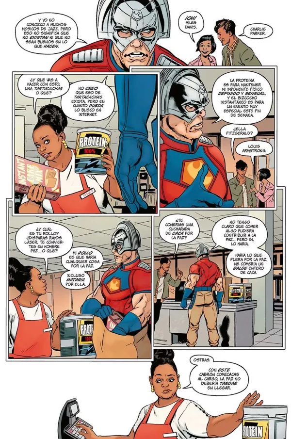 Cómic DC Black Label: ¡El Pacificador se Esfuerza Mucho! - Interior 3