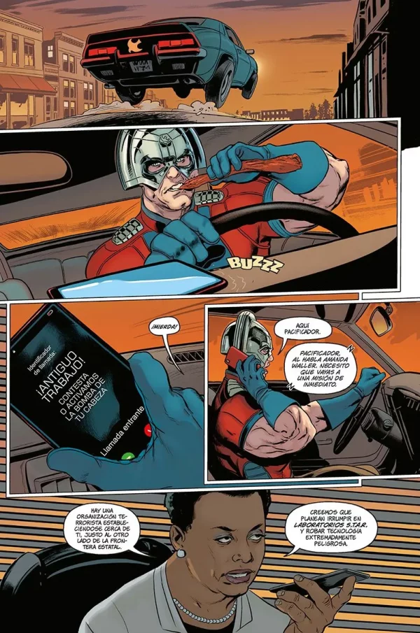 Cómic DC Black Label: ¡El Pacificador se Esfuerza Mucho! - Interior 2