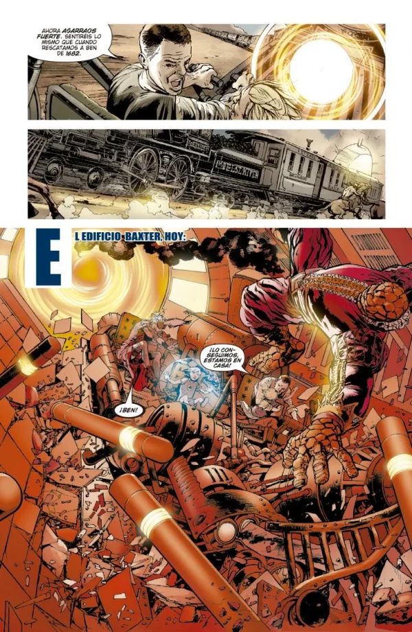Cómic Los 4 Fantásticos de Mark Millar y Bryan Hitch 1 de 2 (Marvel Essentials 22) - Interior 4
