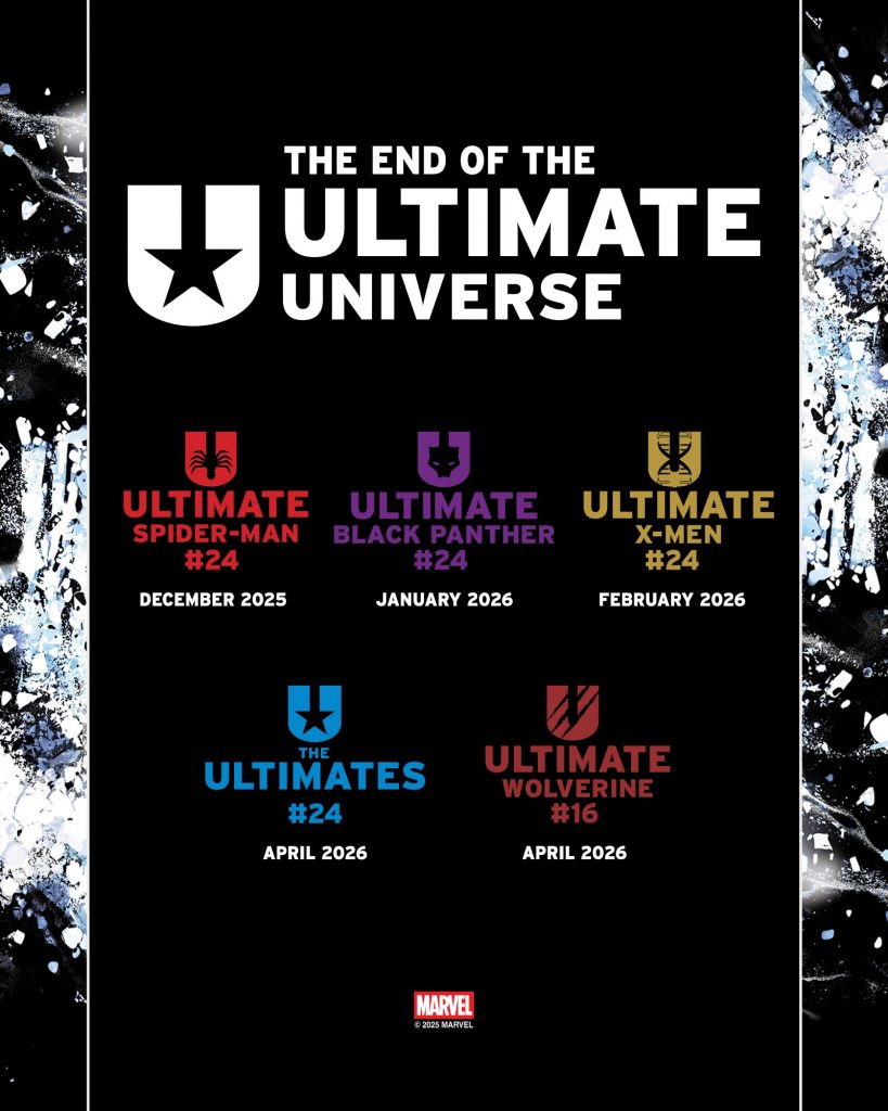 Marvel Comics anuncia el final del Universo Ultimate