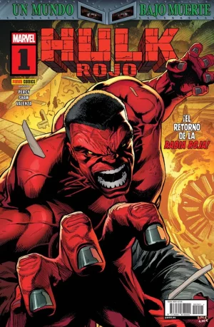 Cómic Un Mundo Bajo Muerte Hulk Rojo 1